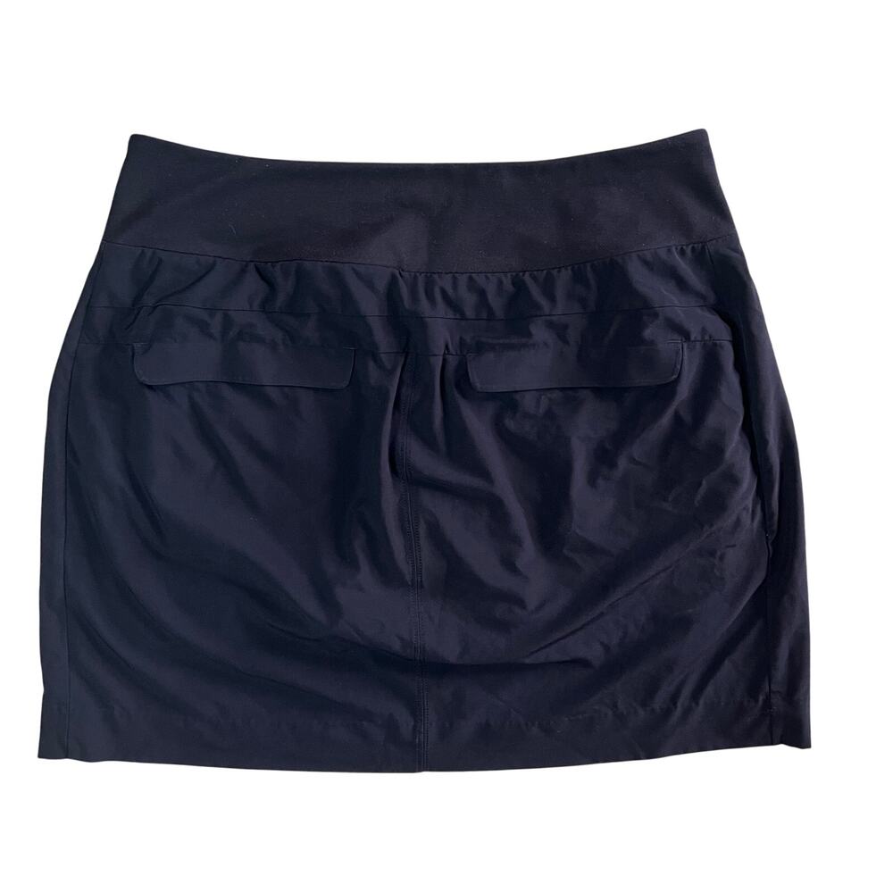 Athleta Soho Skort Black Athletic Skirt Built In Shorts Size 6 - Picture 3 of 15